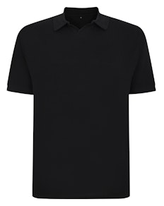 Bigdude Revere Polo Shirt Black Tall